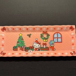 Hello Kitty Festive Pink Holiday Tray